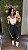 Legging Empina Recort Preta/Branco - Tamanho único 38 a 42 - Imagem 1