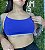 Top Azul/Branco - Tamanho único - Imagem 1