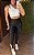 Legging Tradicional Jacquard Preta - Tamanho único 38 a 42 - Imagem 1