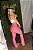 Legging Tradicional Flare Rosa -M/G - Imagem 2