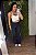 Legging Tradicional Flare Preta com Branco -M/G 38 a 42 - Imagem 1