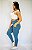 Legging Tradicional Azul Petróleo Bolsinho - M/G 38 a 42 - Imagem 3