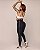 Legging Empina Harmony Preta/Branco - Tamanho único 38 a 42 - Imagem 9