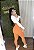 Legging Tradicional Bolsinho Laranja - Tamanho único 38 a 42 - Imagem 2