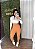 Legging Tradicional Bolsinho Laranja - Tamanho único 38 a 42 - Imagem 1