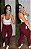 Legging Tradicional Canelada Marsala-Bordô - Tamanho único 38 a 42 - Imagem 1