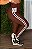 Legging Tradicional Brocada Marrom - Tamanho único 36 a 42 - Imagem 1
