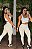 Legging Tradicional Brocada Off - Tamanho único 36 a 42 - Imagem 2