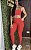 Conjunto Tradicional Jacquard Vermelho- Tamanho único 38 a 42 - Imagem 1