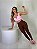 Conjunto Poliamida Rosa e Marrom Fitness - Imagem 2