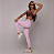 Legging Tradicional Bicolor Rosé Veste 38 a 42 - Imagem 5