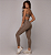 Legging Hope Castanho com Top Gloss Creme - Imagem 5