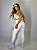 Conjunto Fitness Semi Empina Brocado Off/Verde - Veste 38 a 42 - Imagem 2