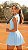 Vestido Fitness Azul com Shorts- M/G 38 a 44 - Imagem 2