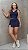 Conjunto Shorts Saia Azul Marinho Polo- P - Imagem 1