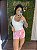 Shorts Duplo Larissa Rosa - Tamanho Único - Imagem 4