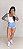 Shorts Duplo Larissa Azul - Tamanho Único - Imagem 1