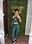 Conjunto Semi Empina Brocado Verde Bandeira -Veste 38 a 42 - Imagem 1