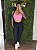 Legging Semi Empina Brocado Preto - Veste 38 a 42 - Imagem 1