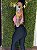 Legging Semi Empina Brocado Preto - Veste 38 a 42 - Imagem 2