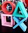EMBLEMA DECORATIVO EM RESINA - ICONES PLAYSTATION - Imagem 2