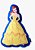 ALMOFADA FORMATO  BELA - DISNEY - Imagem 1