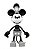 BONECO MICKEY STEAMBOAT WILLIE - DISNEY 100 ANOS - Imagem 1