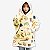 COBERTOR COM MANGA HOODIE  HARRY POTTER  ICONS- ADULTO - Imagem 4