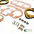 Kit Reparos Carburador Weber 40 44 Idf Pino Alto Em Borracha - Imagem 3