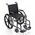 Cadeira de Rodas Dobrável Pneu Maciço - Imagem 3