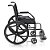 Cadeira de Rodas Dobrável Pneu Maciço - Imagem 7