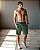 Bermuda Box Duas Cores Verde Musgo e Preto - Imagem 1