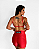 Shorts Helen Velvet Vermelho - Imagem 4