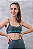 Top Fitness Conforto Duplo com Bojo Removivel e Alcas Finas Tecido Metalizado - Imagem 4