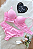 Conjunto Lingerie Recorte Bojo Meio Renda e Calcinha Fio Rendado Recorte Triangular Atrás - Imagem 3