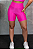 Short Fitness Curto Tecido Micro Canelado Forrado Sem Bolso - Imagem 1