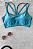 Top Fitness Base com Elastico e Alças Strappy Bojo Fixo - Imagem 1