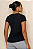 Blusa Fitness Dry Fit com Manga Curta e Decote em V - Imagem 2