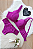 Conjunto Lingerie Plus Size com Base de Espuma Alça do Sutiã Rendada e Calcinha Tradicional - Imagem 1