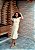 vestido listrado amarelo claro - Imagem 3