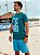 Camisa  Masculina Effect Azul 3U - Imagem 1