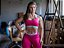 Legging Box Duas Cores Rosa Pink e Cinza - Imagem 3