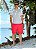 Bermuda Box Duas Cores Rosa Neon e Branco - Imagem 3
