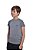 Camisa Basic Infantil Cinza Mescla - Imagem 1