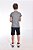 Camisa Basic Infantil Cinza Mescla - Imagem 4