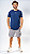Camisa Masculina Slim Azul Marinho Triple Under Mini Central - Imagem 1