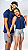 Camisa Masculina Slim Azul Marinho Triple Under Mini Central - Imagem 4