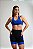 Shorts Run 18 cm Preto e Azul Royal - Imagem 1