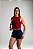 Cropped Basic Carmim - Imagem 1