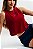 Cropped Basic Carmim - Imagem 3